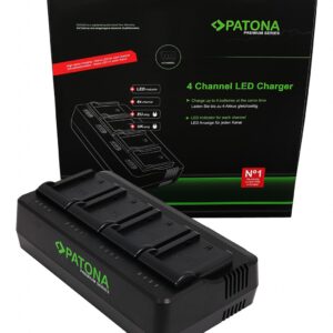 Premium 4-fold Charger NP-FZ100 Sony A7 III Alpha 7 A7 R III Alpha 9